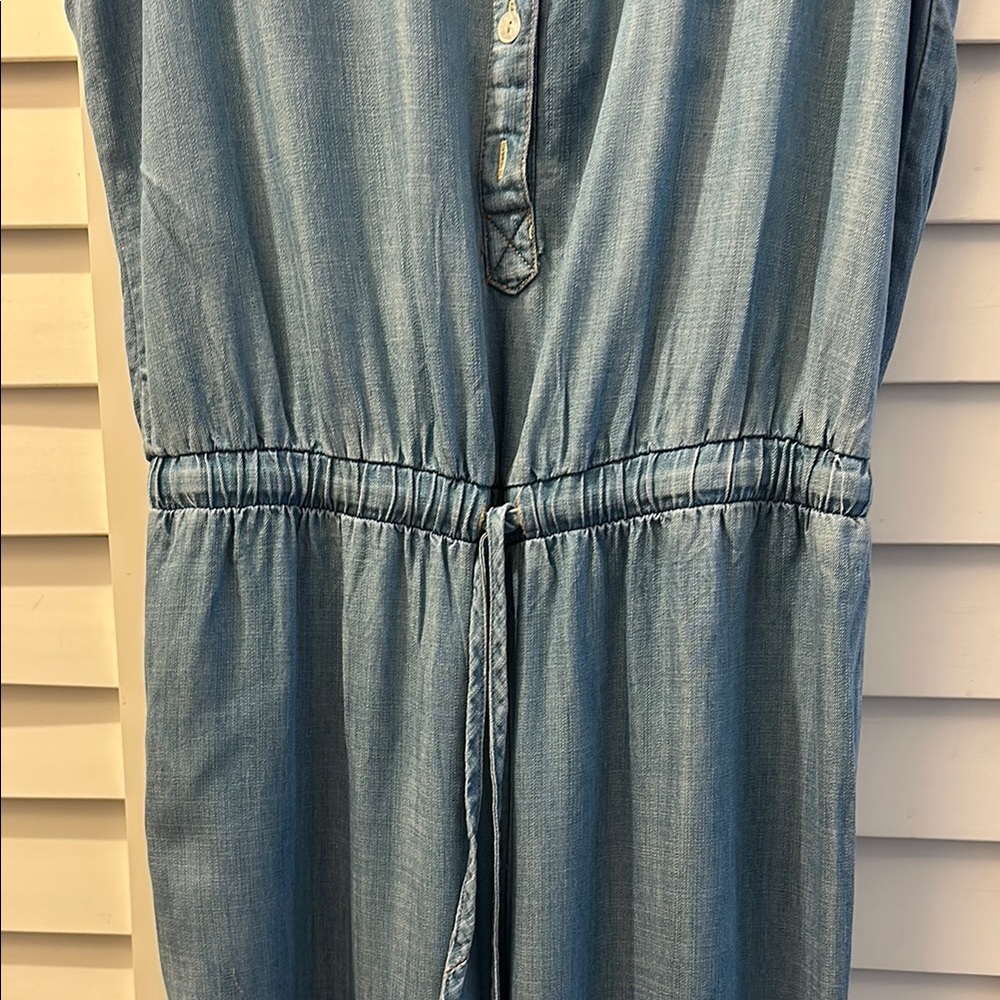 Knox Rose Light Blue Sleeveless Jumpsuit - Picture 2 of 7